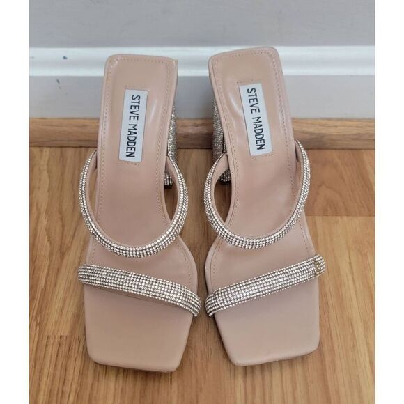 Steve Madden Rhinestone Heels 6.5 - Picture 1 of 9